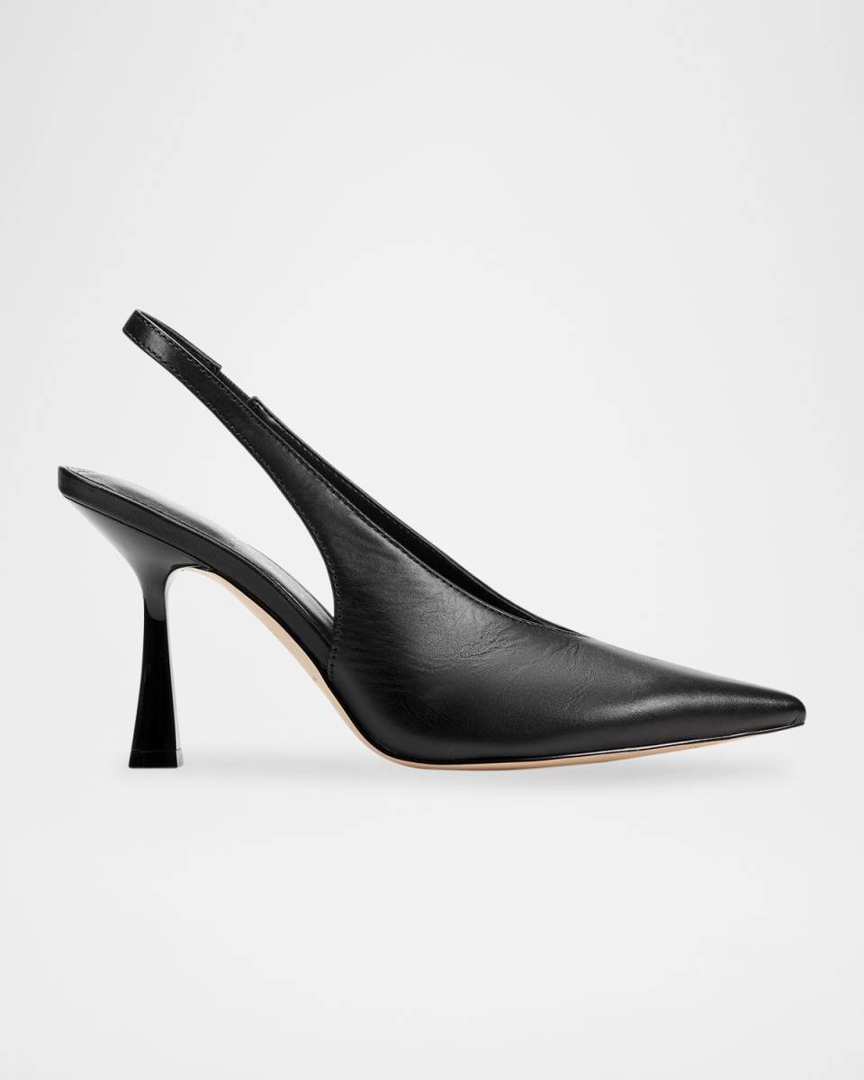 Esther Leather Slingback Pumps